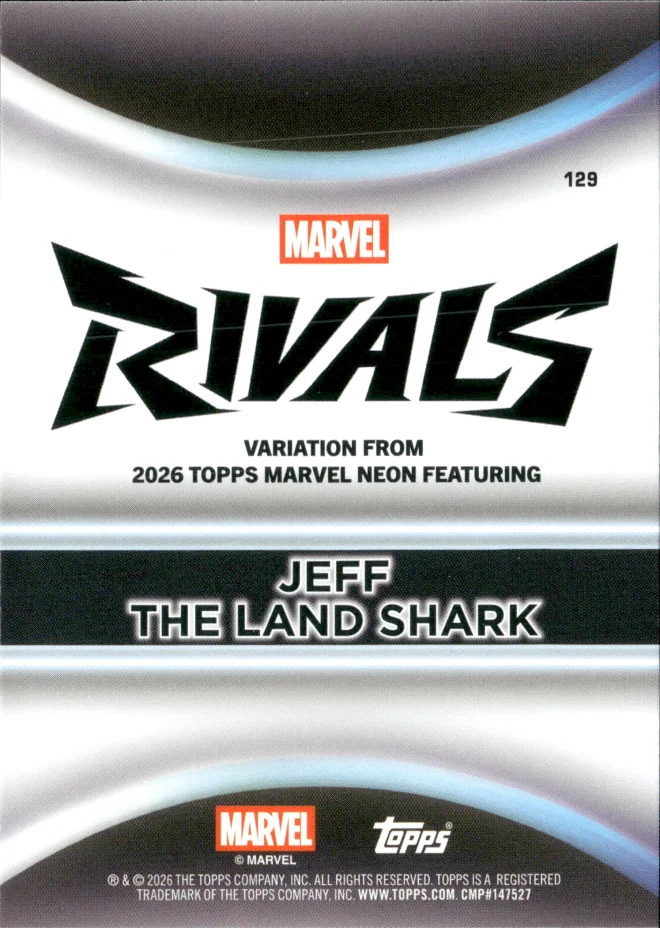 Jeff the Land Shark card back