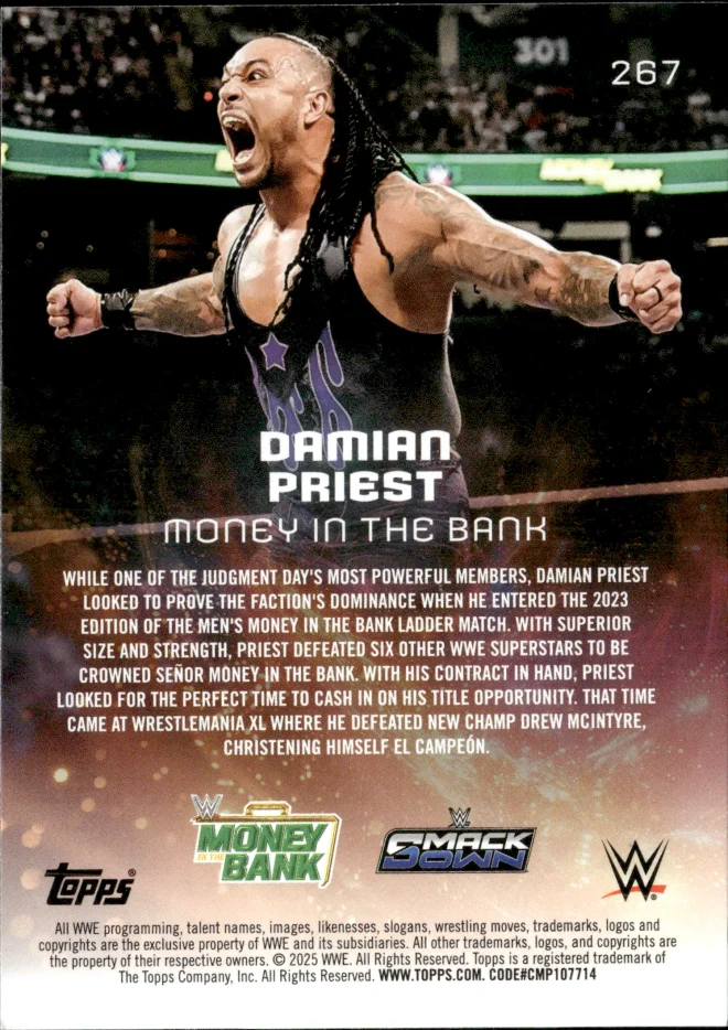 Damian Priest card back