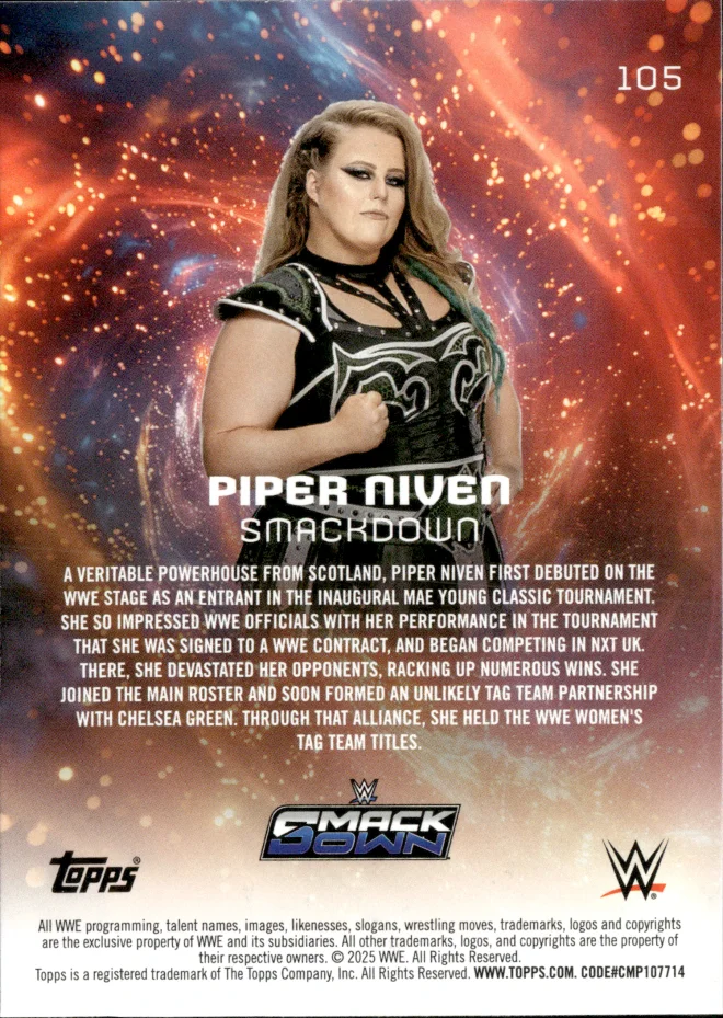 Piper Niven card back