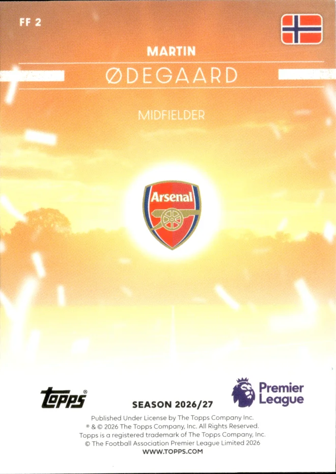Martin Ødegaard card back