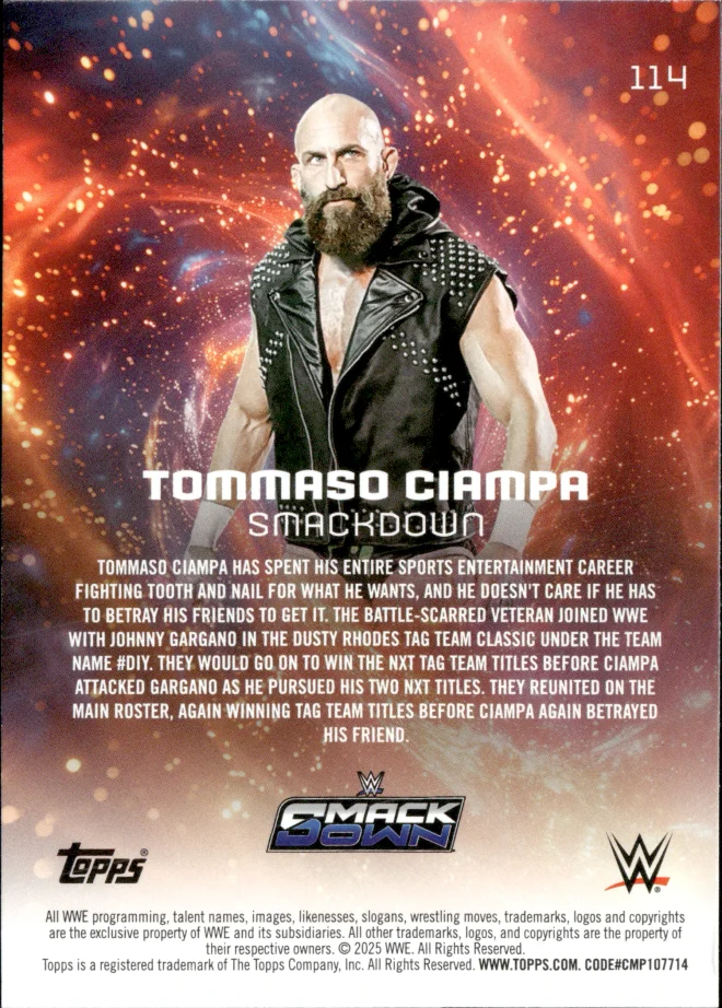 Tommaso Ciampa card back