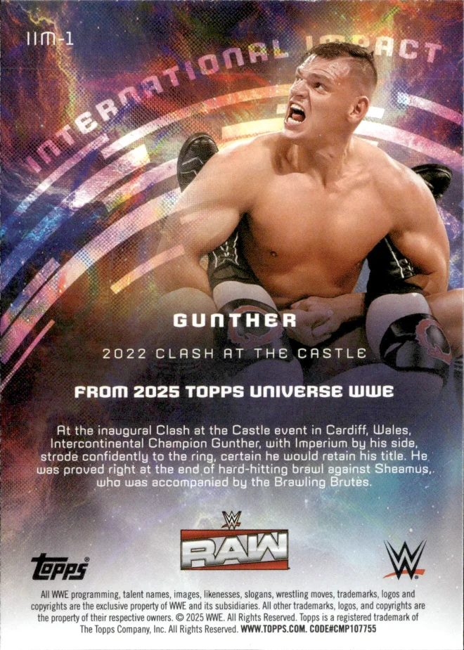 Gunther card back