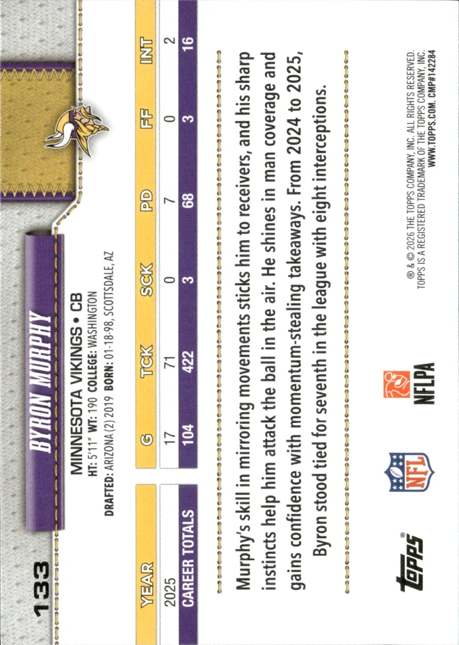 Byron Murphy card back
