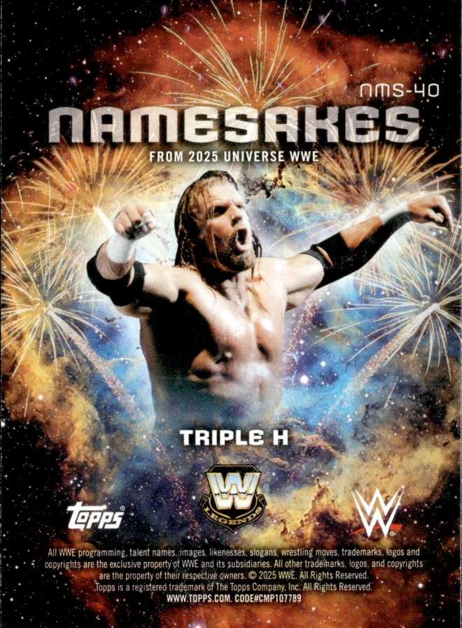 Triple H card back