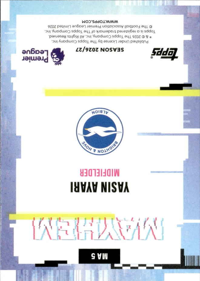 Yasin Ayari card back