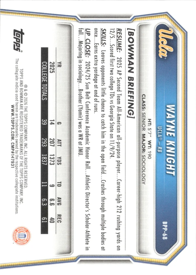 Wayne Knight card back
