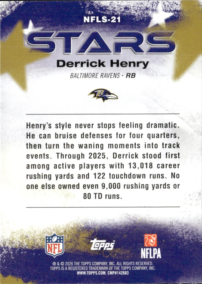 Derrick Henry card back