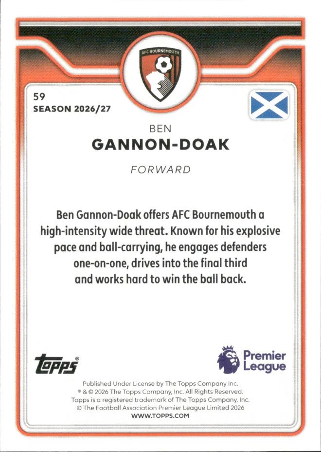 Ben Gannon-Doak card back