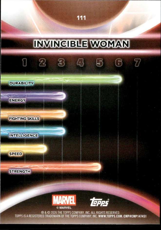 Invincible Woman card back