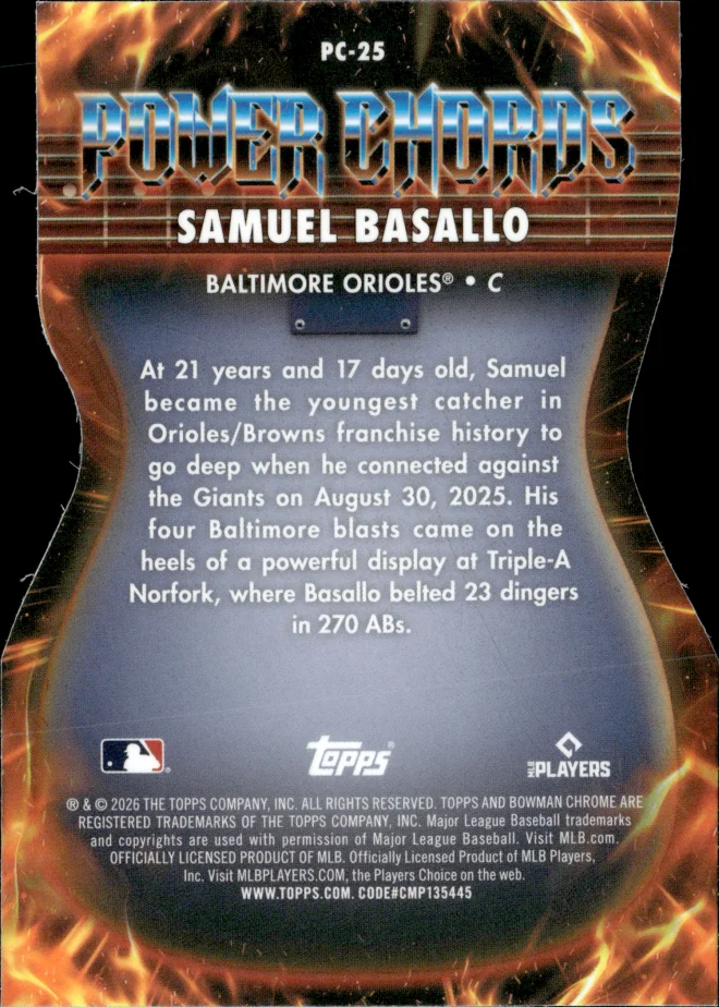 Samuel Basallo card back