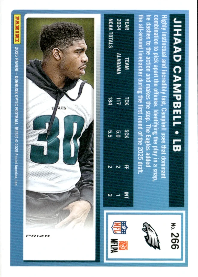 Jihaad Campbell card back