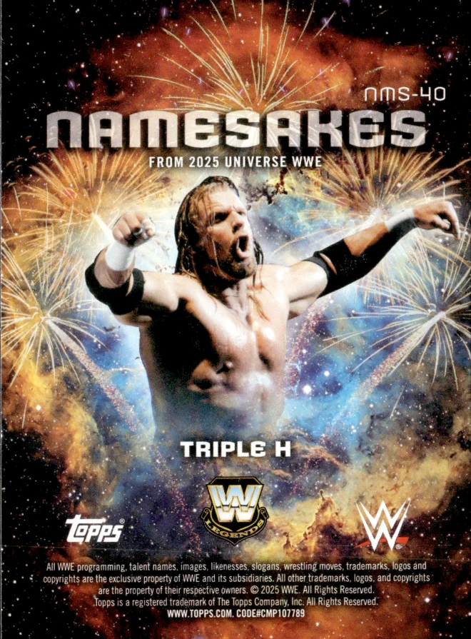 Triple H card back