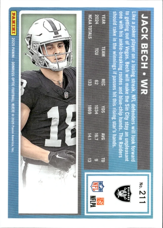 Jack Bech card back