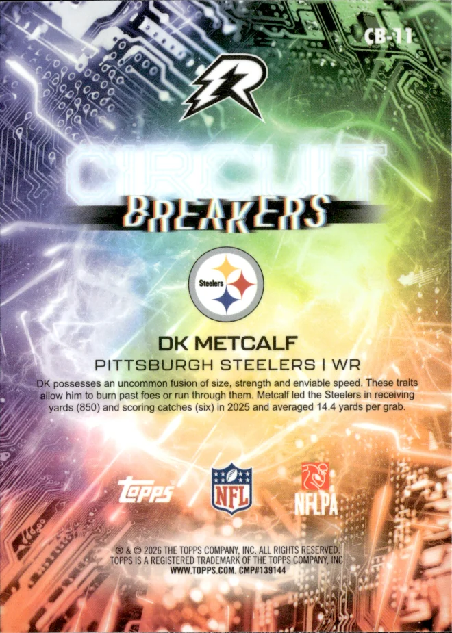 DK Metcalf card back