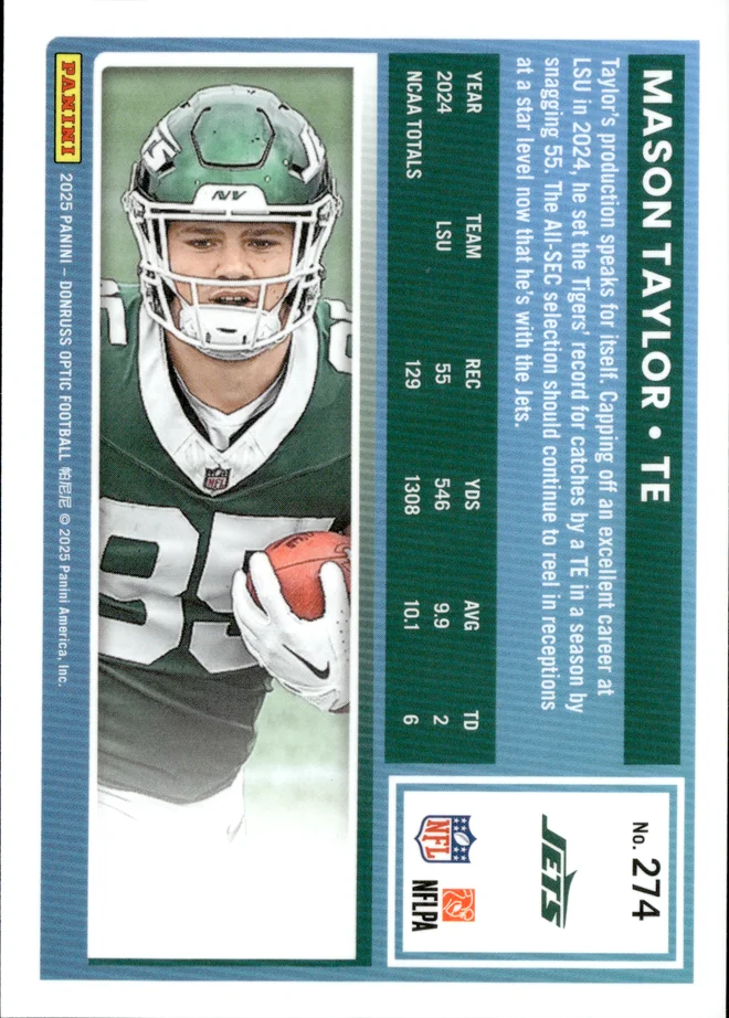 Mason Taylor card back
