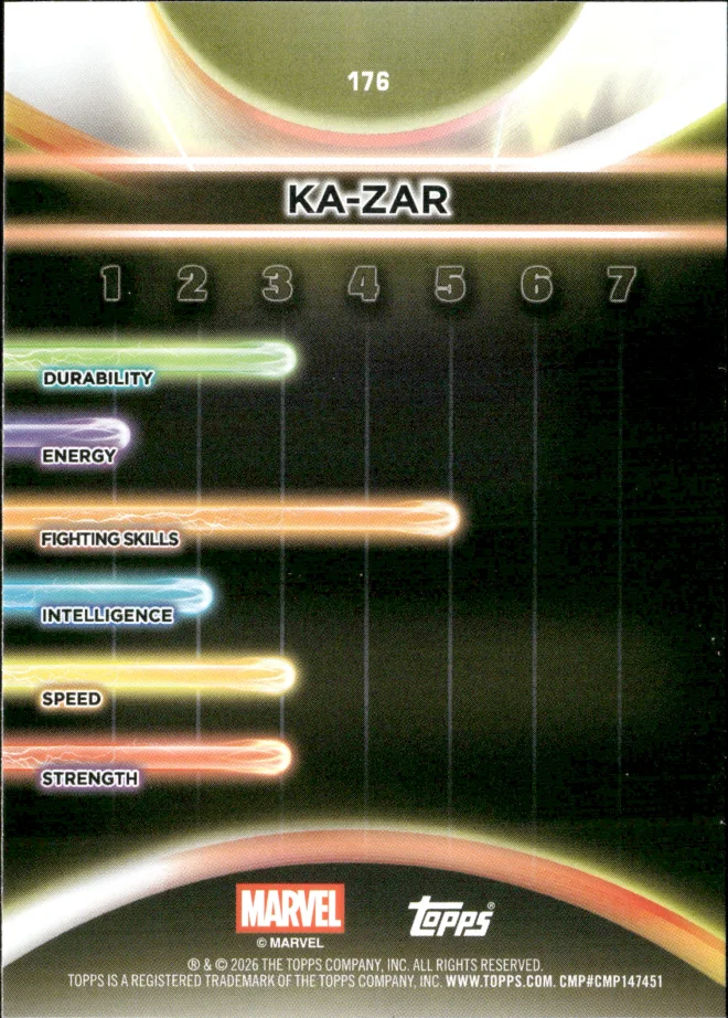 Ka-Zar card back
