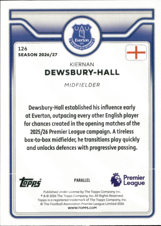 Kiernan Dewsbury-Hall card back