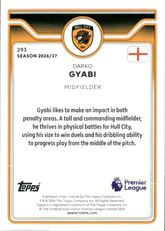 Darko Gyabi card back