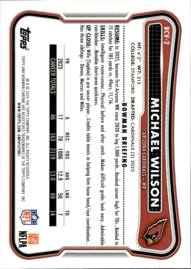 Michael Wilson card back