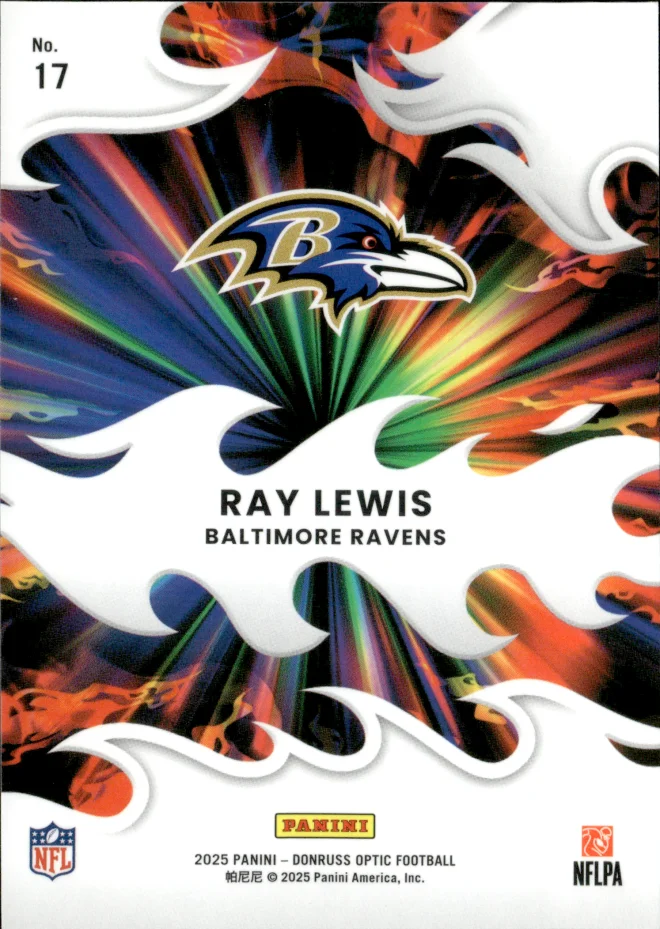 Ray Lewis card back