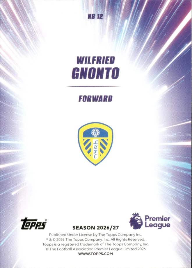 Wilfried Gnonto card back