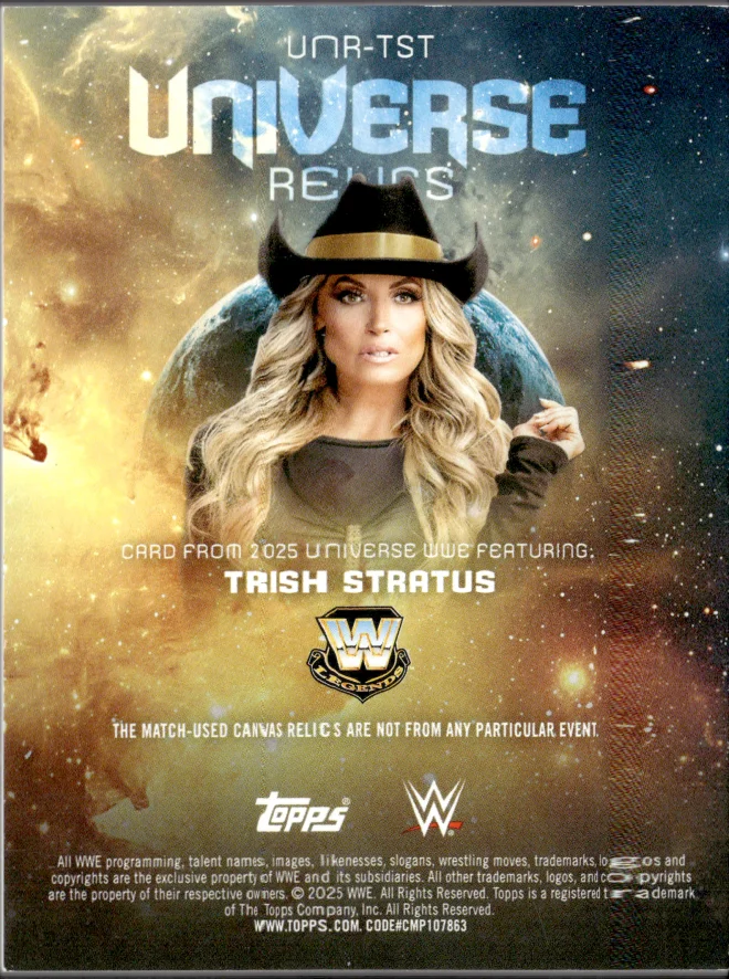 Trish Stratus card back