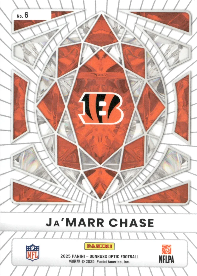 Ja'Marr Chase card back