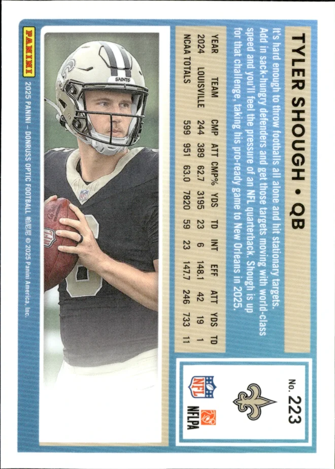 Tyler Shough card back