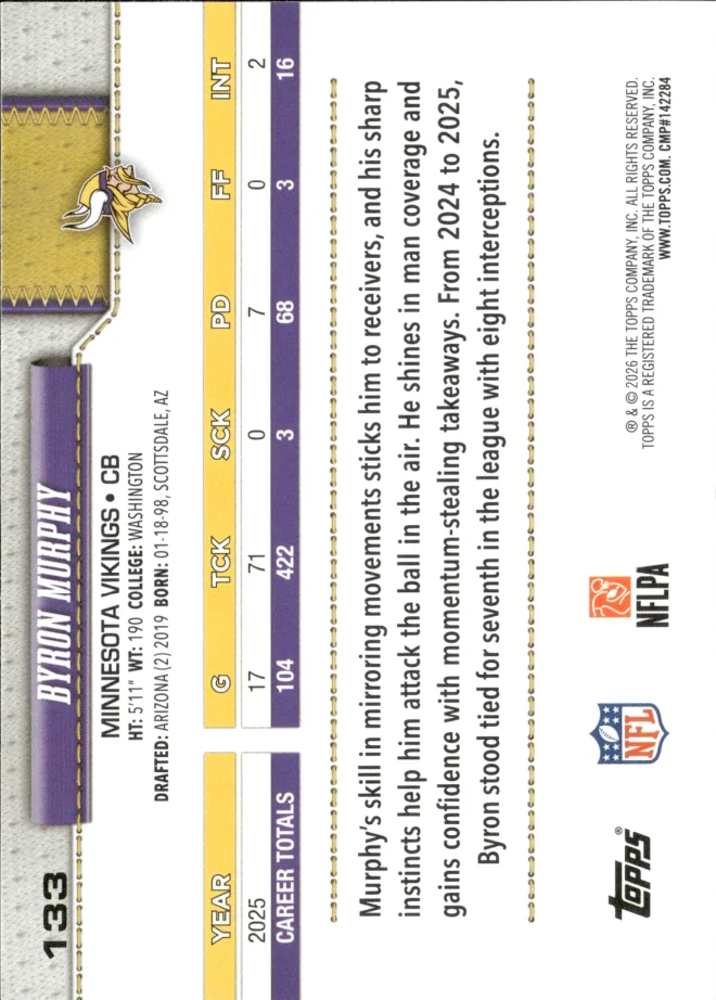 Byron Murphy card back