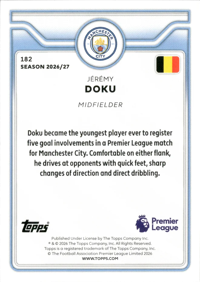 Jérémy Doku card back