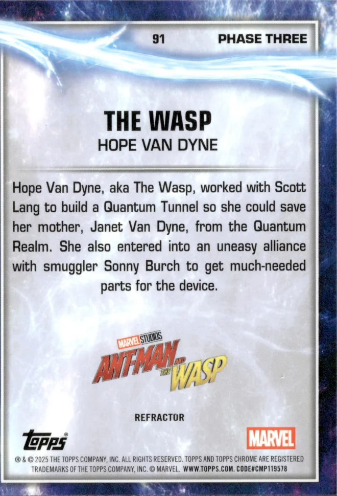 Hope Van Dyne card back