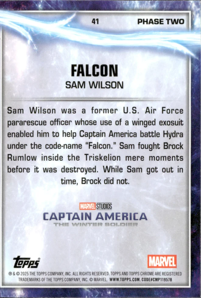 Sam Wilson card back
