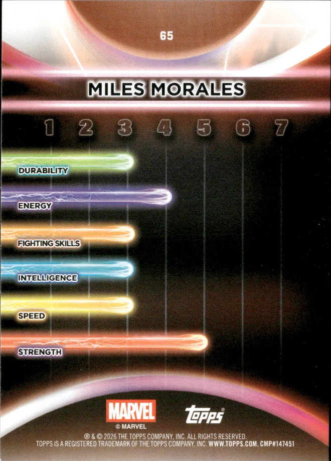 Miles Morales card back