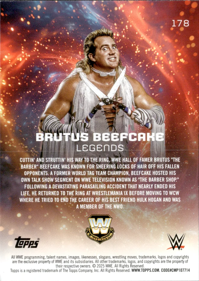Brutus Beefcake card back