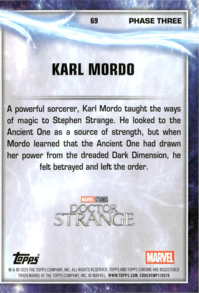 Karl Mordo card back