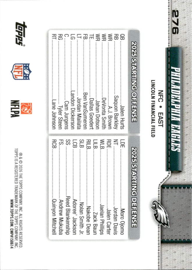 Card 8 card back