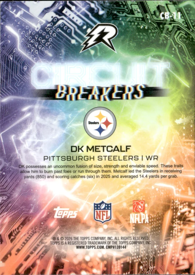 DK Metcalf card back
