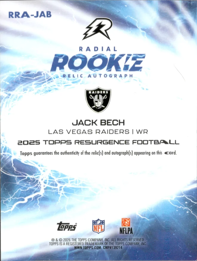 Jack Bech card back