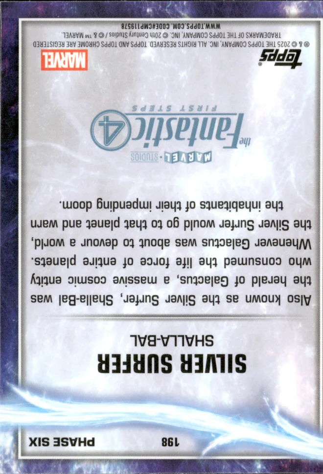 Shalla-Bal / Silver Surfer card back