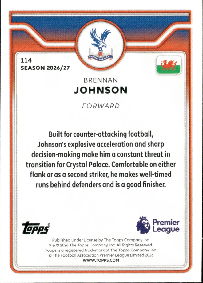 Brennan Johnson card back