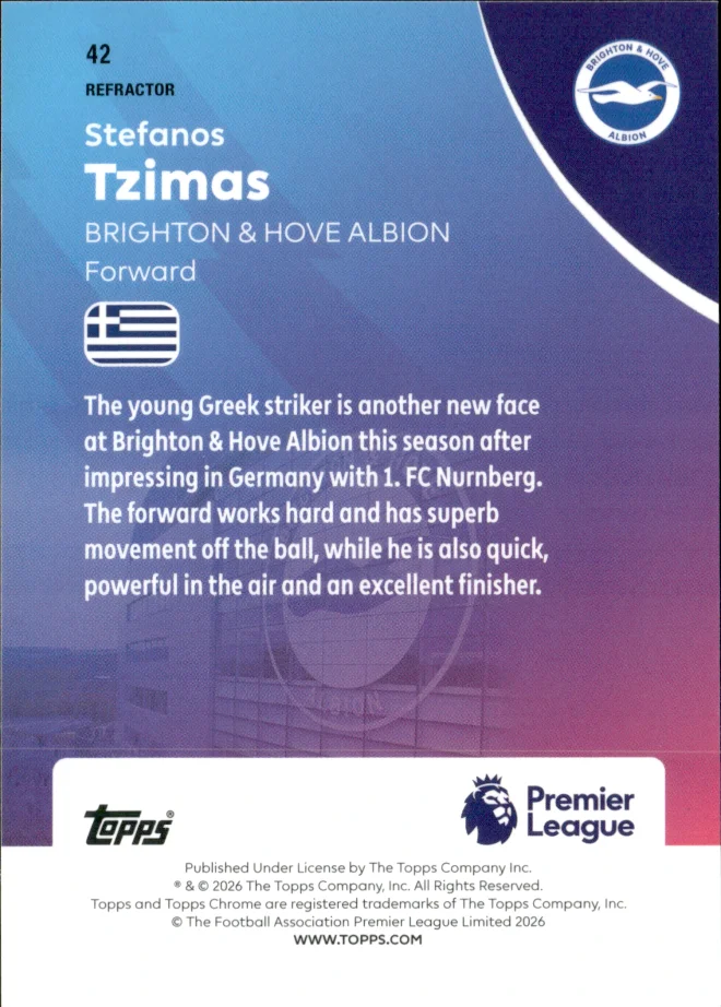 Stefanos Tzimas card back