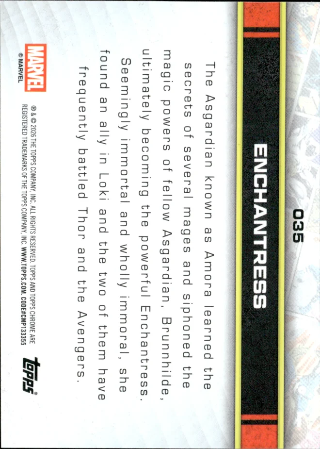 Enchantress card back