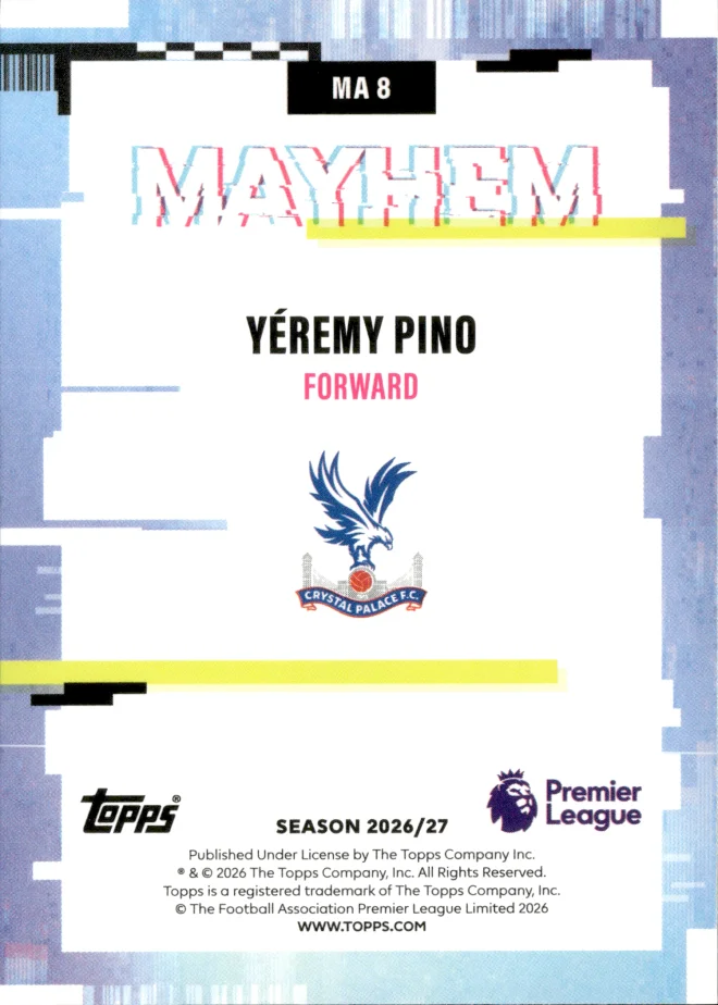 Yéremy Pino card back