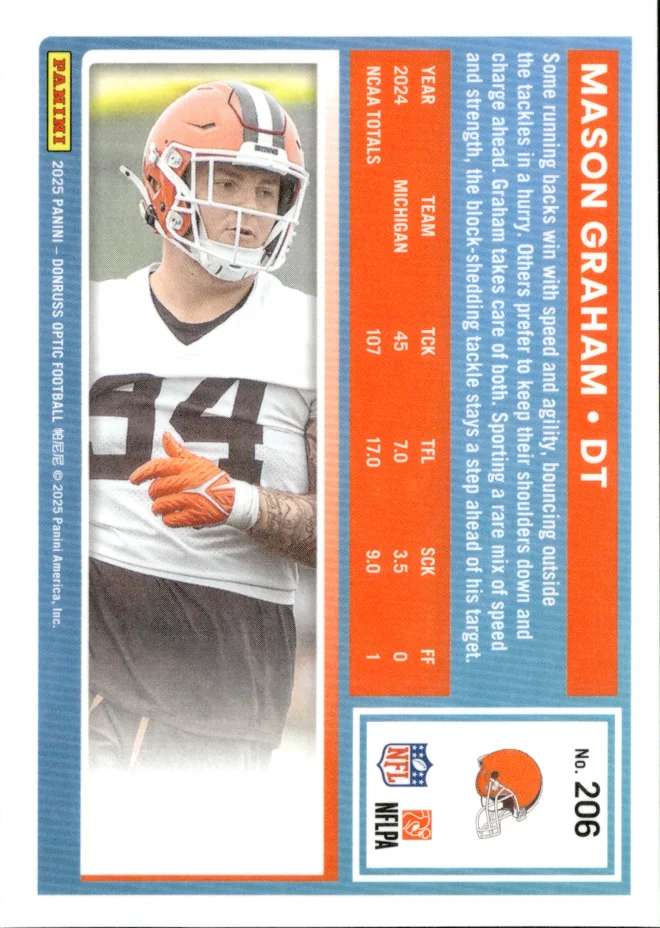 Mason Graham card back