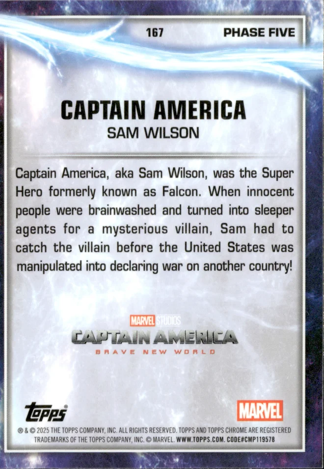 Sam Wilson card back
