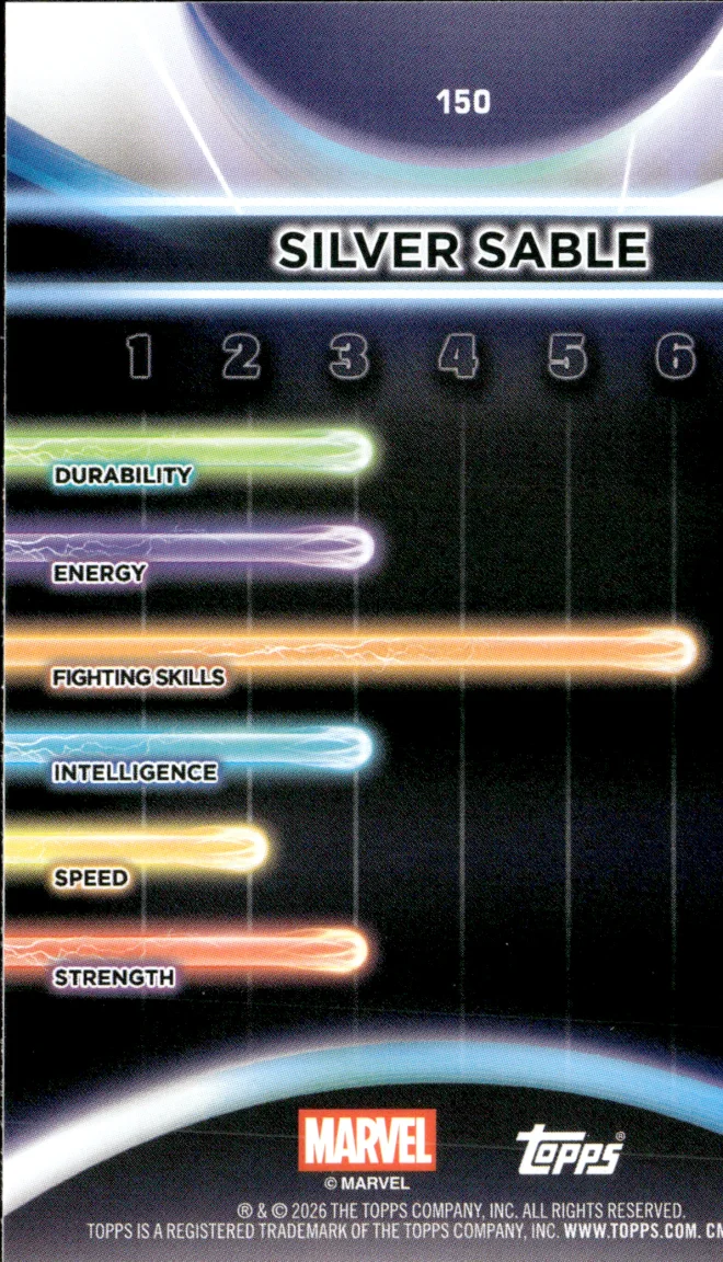 Silver Sable card back