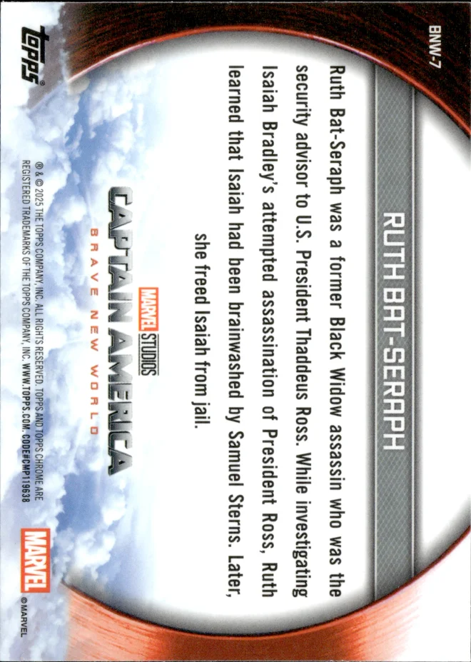 Ruth Bat-Seraph card back