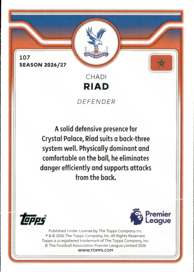 Chadi Riad card back
