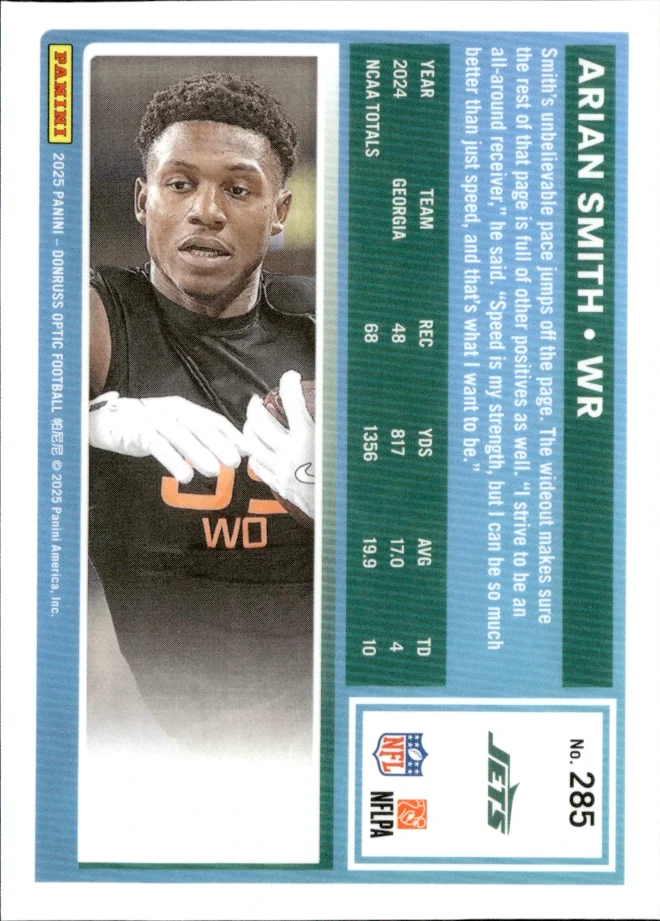 Arian Smith card back