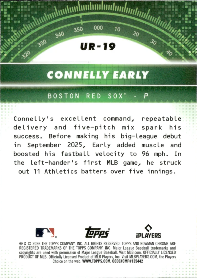 Connelly Early card back